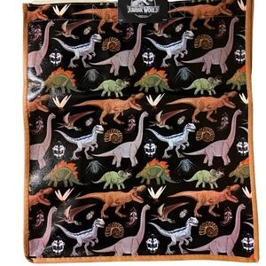 Jurassic World Multicolor Small Dinosaurs Reusable Eco Tote Bag One Size